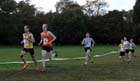 Alex O'Gorman (Stockport) 2nd and Dan Garbutt (Durham City) 3rd on the first leg of the National Cross Country Relays, Berry Hill Park, Mansfield. Photo: David T. Hewitson/Sports for All Pics
